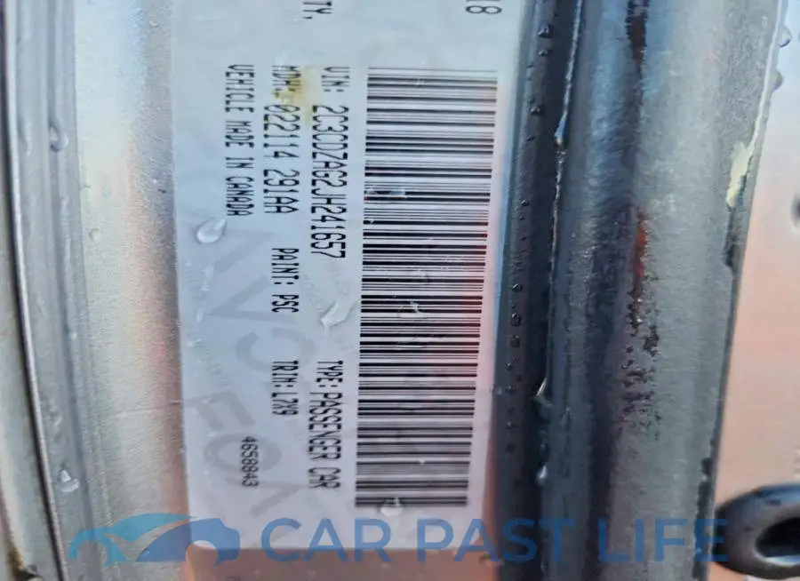 2C3CDZAG2JH241657# 13