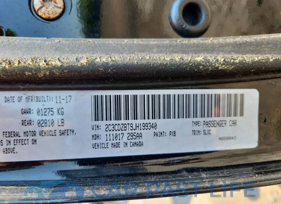 2C3CDZBT9JH199340# 13