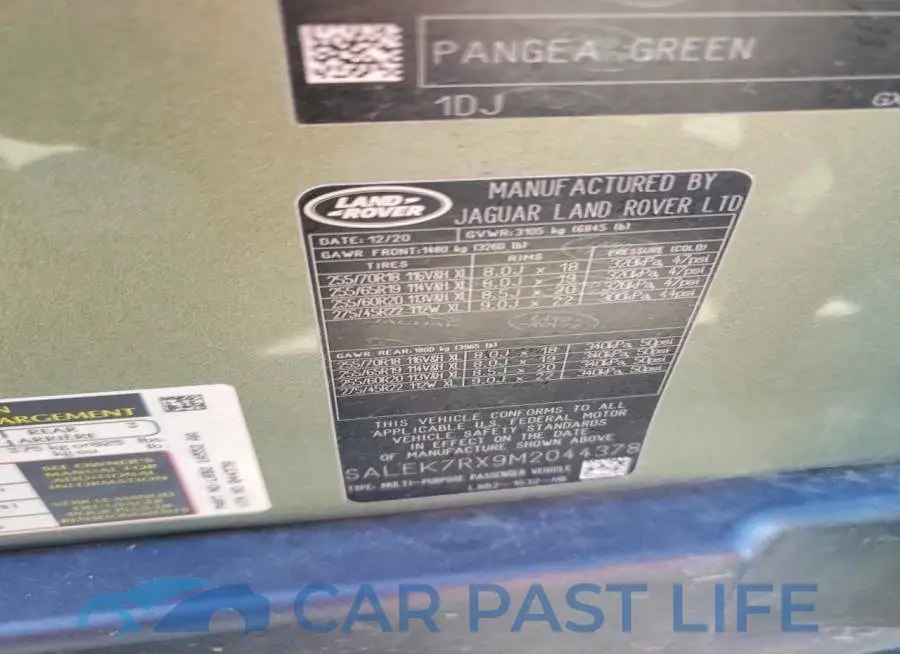 SALEK7RX9M2044378# 12