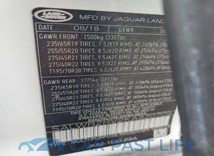 SALWR2RV2KA820709# 14