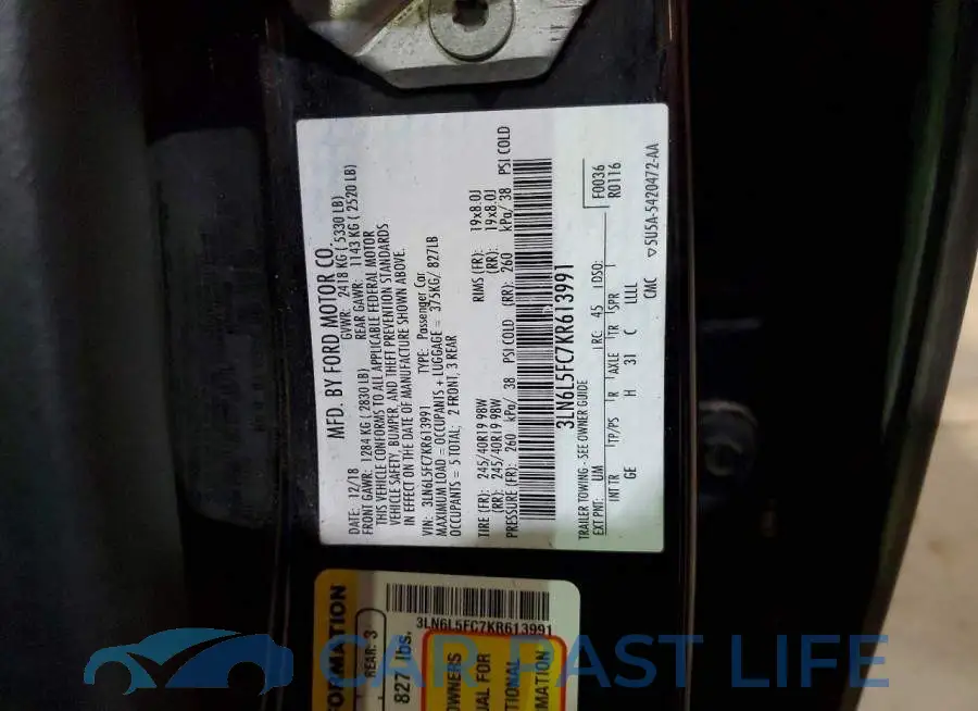 3LN6L5FC7KR613991# 13