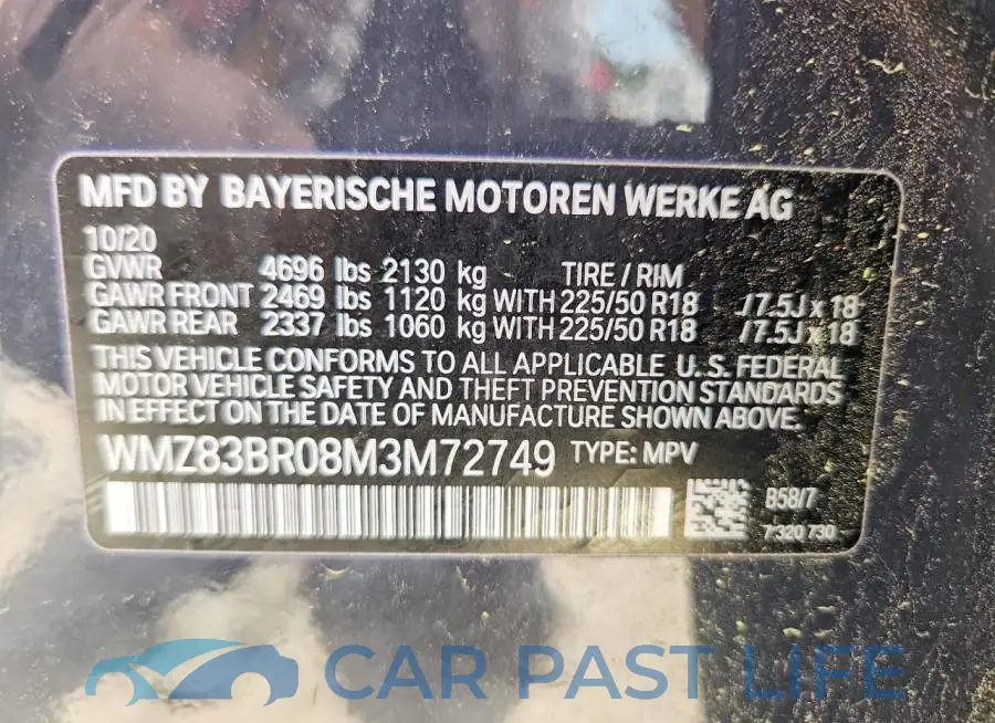 WMZ83BR08M3M72749# 12