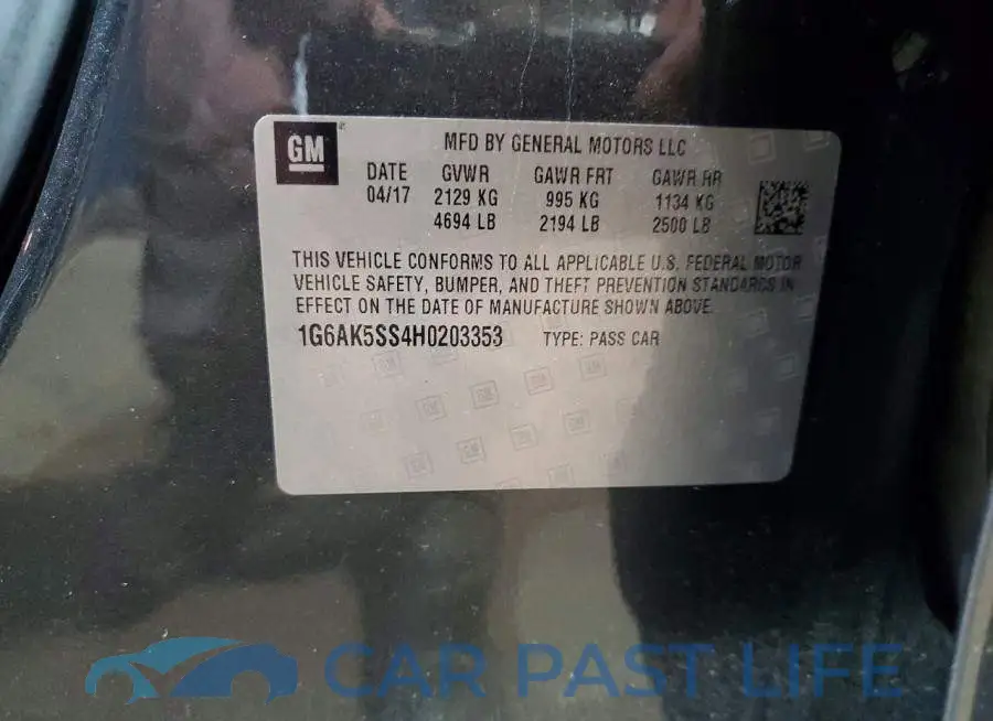 1G6AK5SS4H0203353# 13