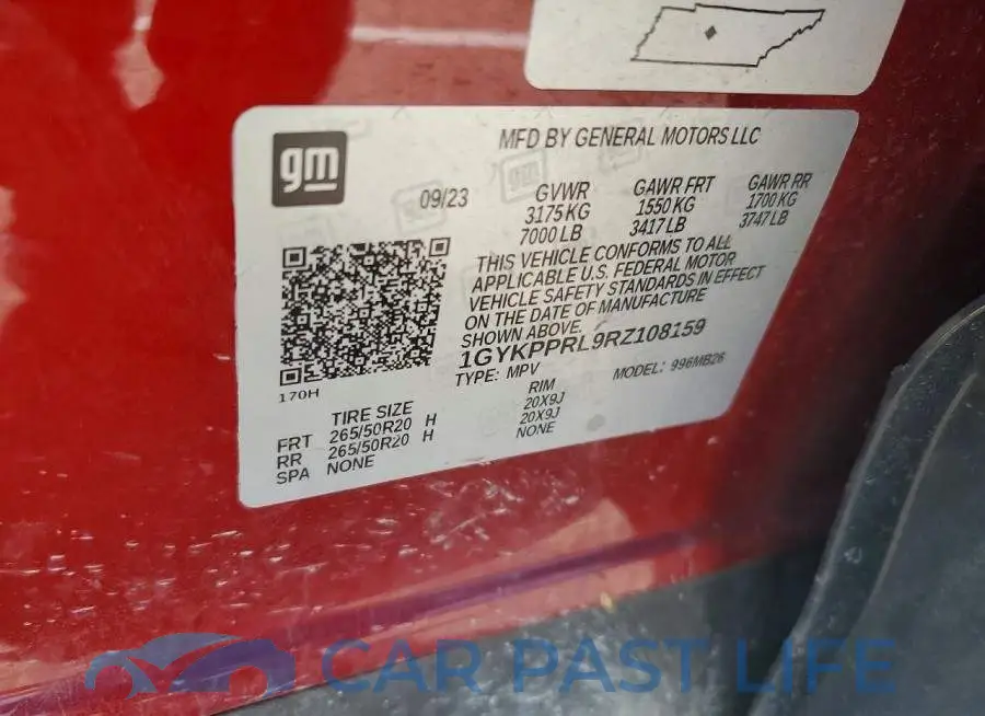 1GYKPPRL9RZ108159# 13