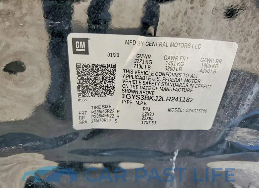 1GYS3BKJ2LR241182# 13
