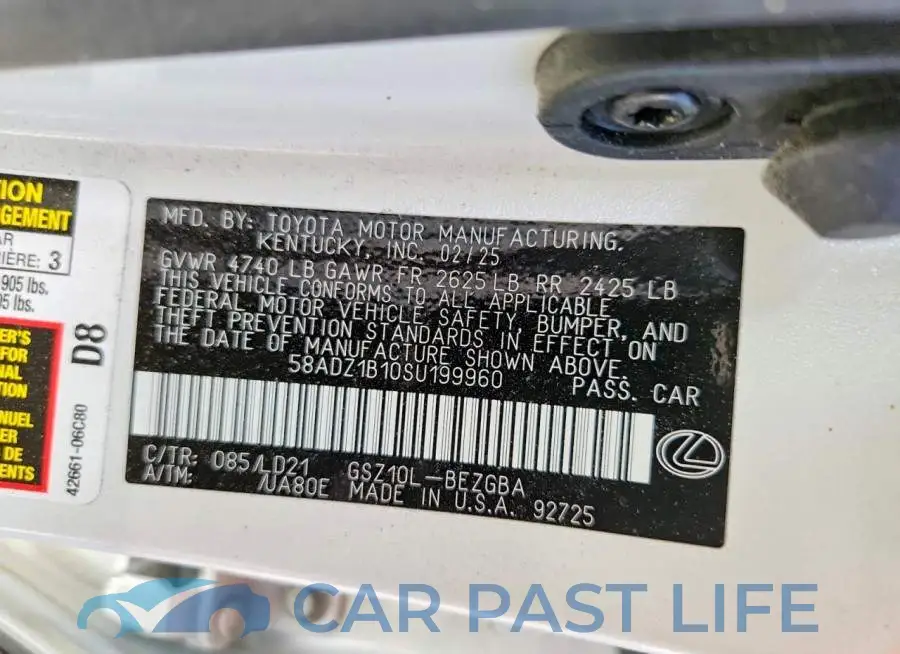 58ADZ1B10SU199960# 13