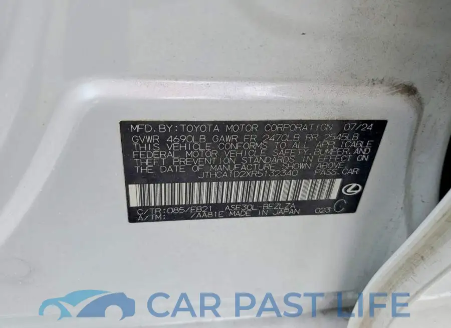 JTHCA1D2XR5132340# 12