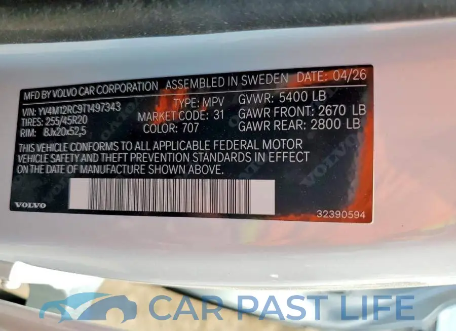 YV4M12RC9T1497343# 12