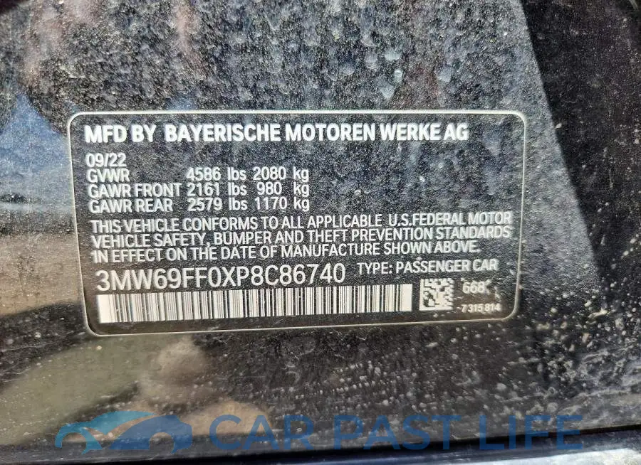 3MW69FF0XP8C86740# 12
