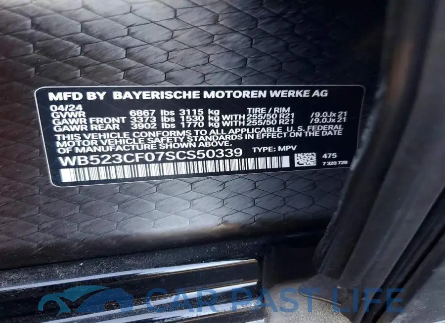 WB523CF07SCS50339# 14