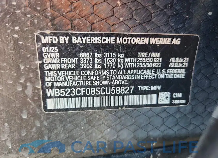 WB523CF08SCU58827# 13