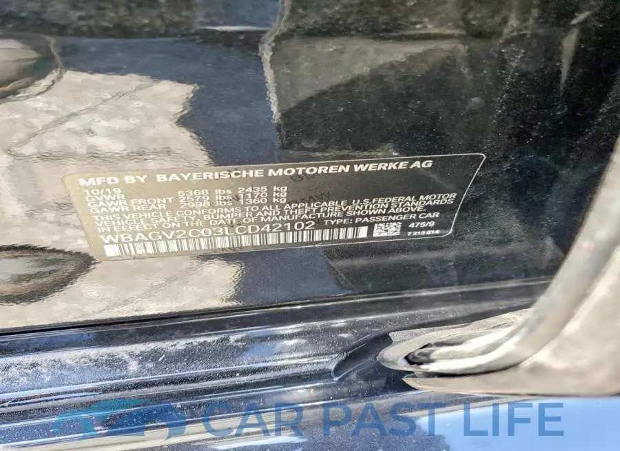 WBAGV2C03LCD42102# 12