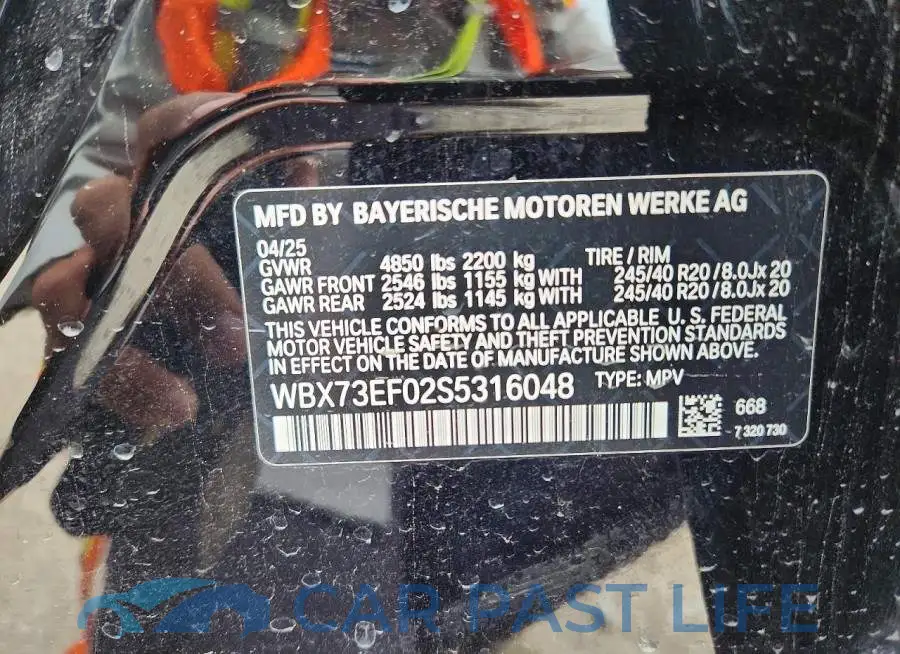 WBX73EF02S5316048# 12