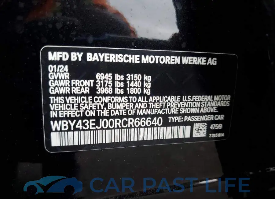 WBY43EJ00RCR66640# 13