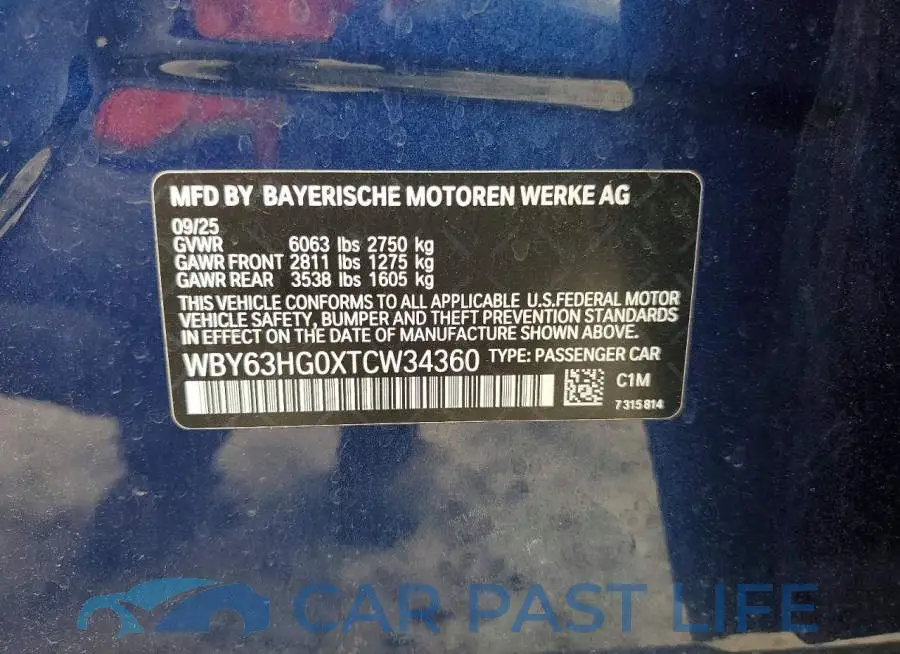 WBY63HG0XTCW34360# 12