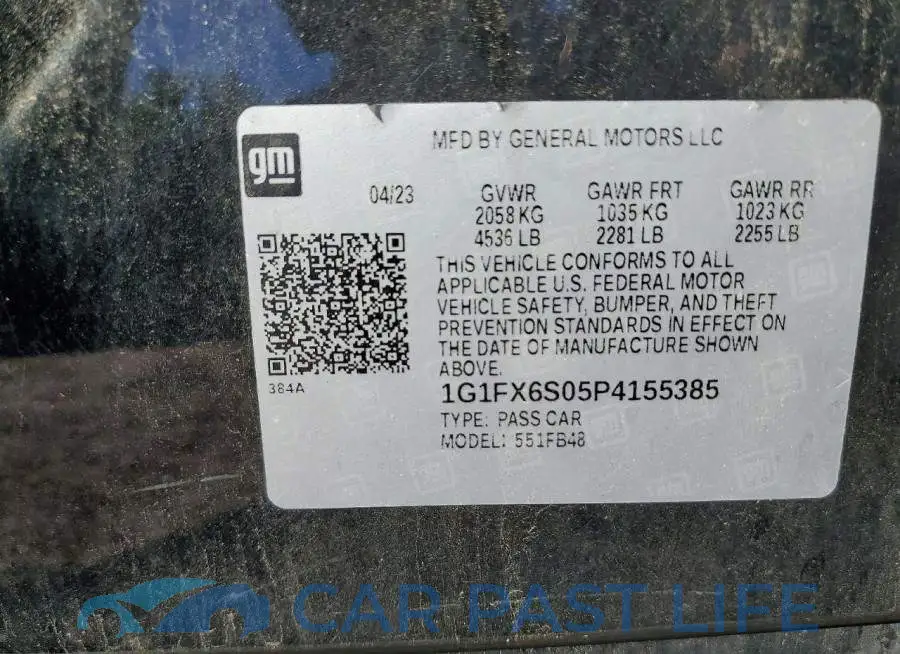 1G1FX6S05P4155385# 13