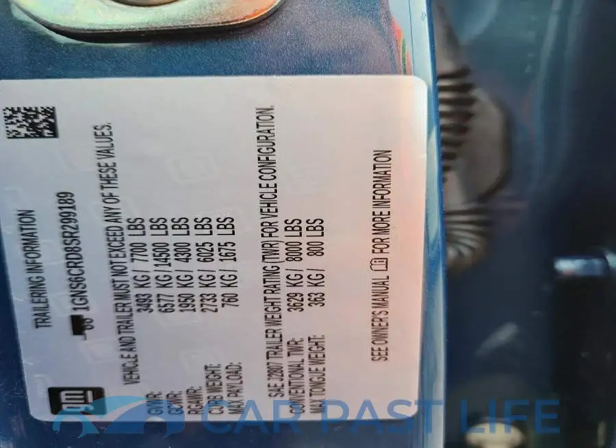 1GNS6CRD8SR299189# 14