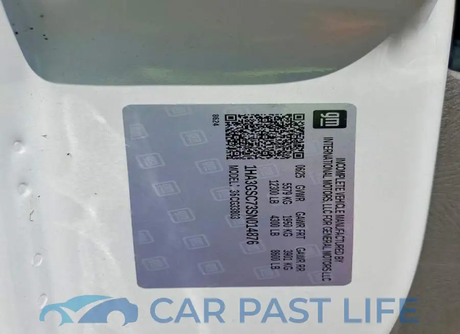 1HA3GSC73SN014876# 12