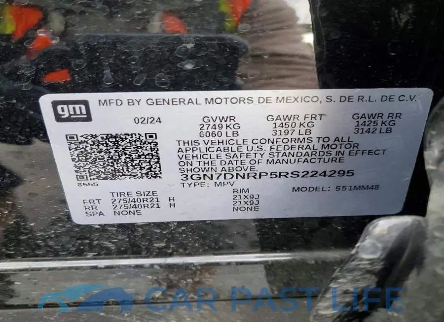 3GN7DNRP5RS224295# 13