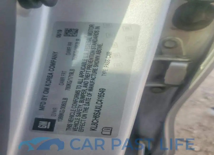 KL8CH6SAXLC416549# 12