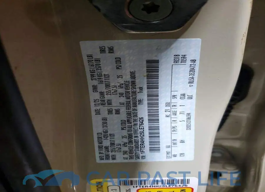 1FTER4HH2SLE76426# 13