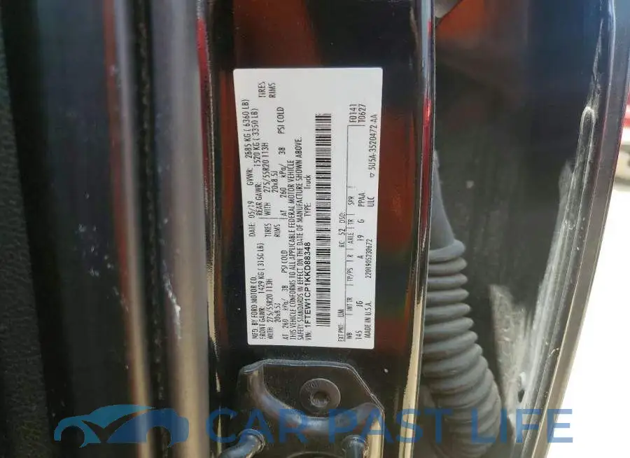 1FTEW1CP1KKD88348# 12