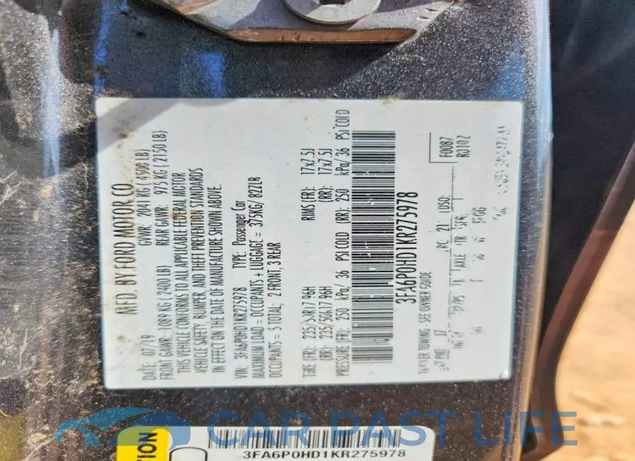 3FA6P0HD1KR275978# 13