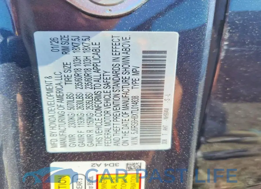 5J6RS6H8XTL014838# 13