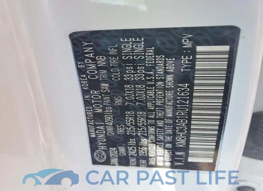 KM8HC3AB1RU121634# 13