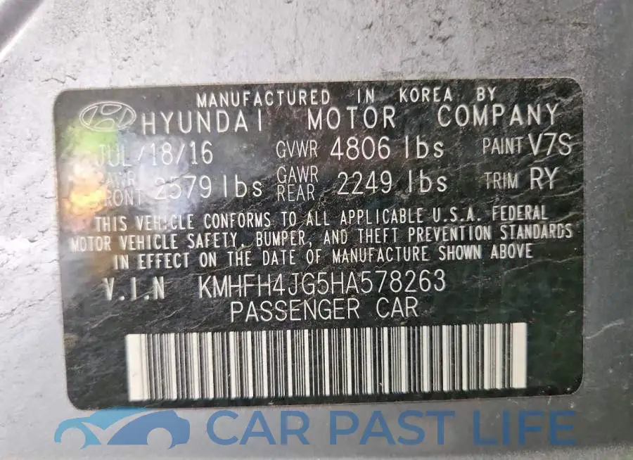 KMHFH4JG5HA578263# 12