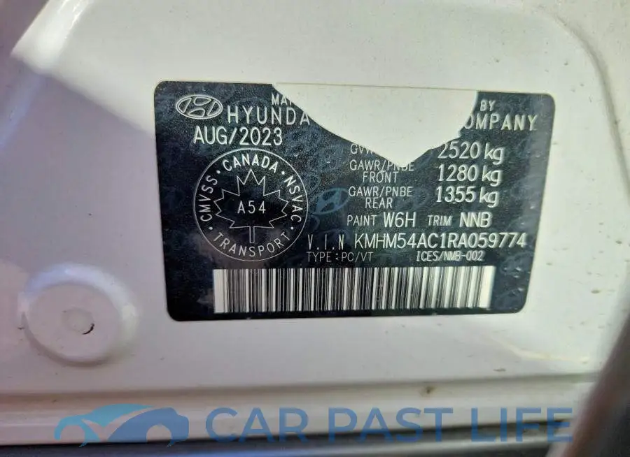 KMHM54AC1RA059774# 12