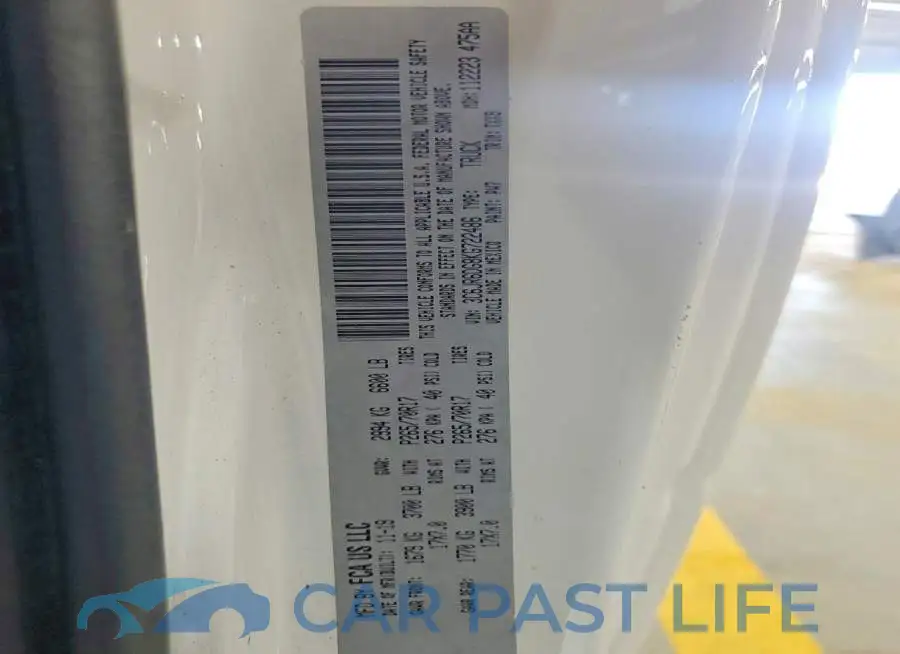 3C6JR6DG8KG722486# 12
