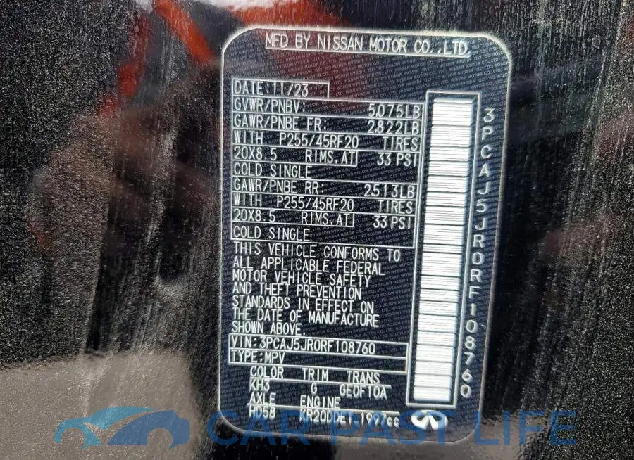 3PCAJ5JR0RF108760# 13