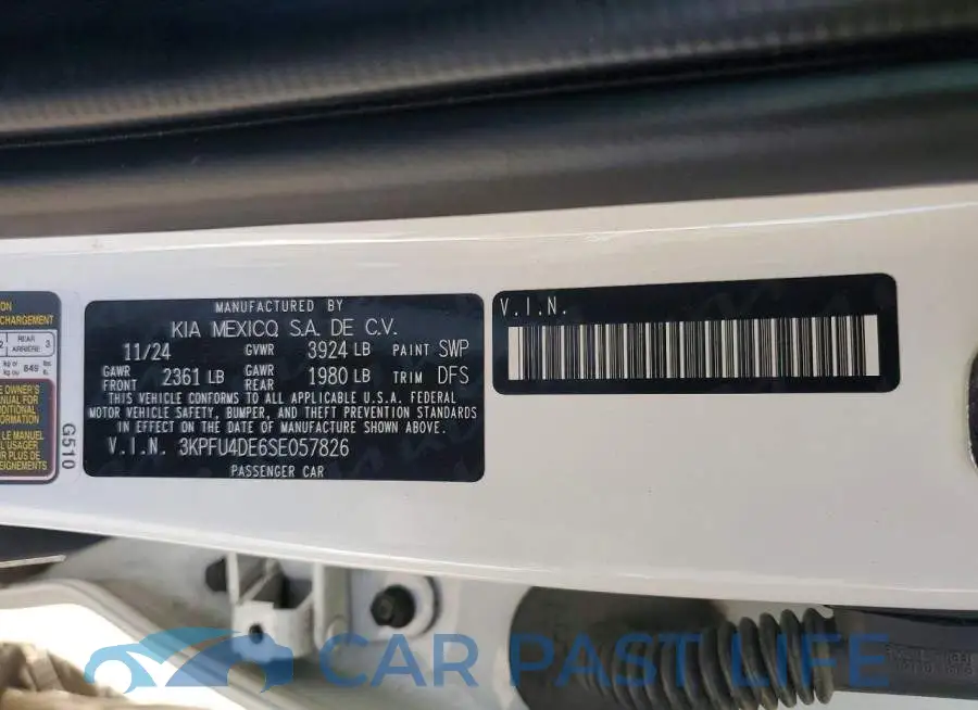 3KPFU4DE6SE057826# 12