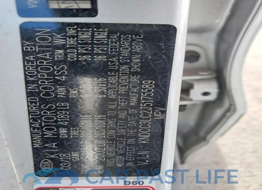 KNDCC3LC2J5175589# 12