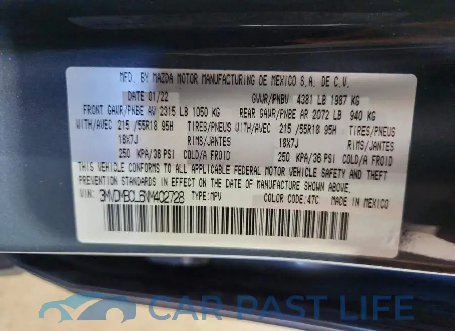 3MVDMBCL6NM402728# 13