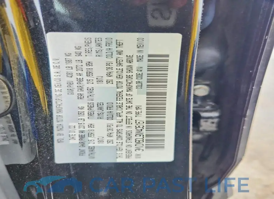3MVDMBDL9NM405167# 13