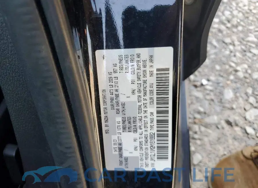 JM1GL1VM2M1616662# 12
