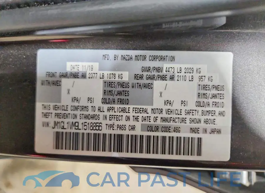 JM1GL1VM9L1518856# 12