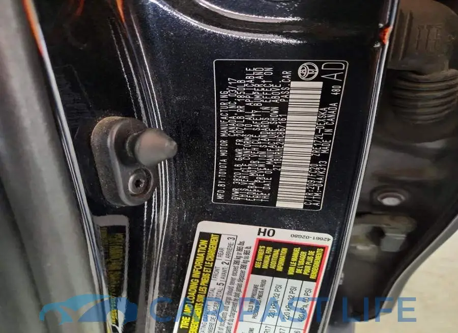 2T1BURHE2HC867161# 12