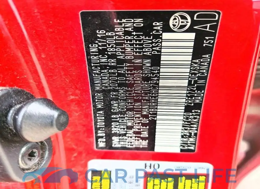2T1BURHE6HC794540# 12