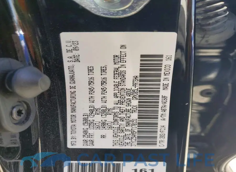 3TYCZ5AN5PT170151# 12