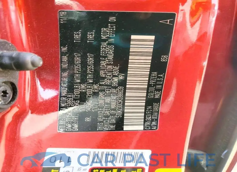 5TDKZ3DC5KS988039# 13