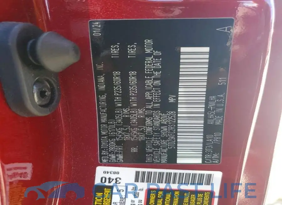 5TDZSKFC2RS122528# 14