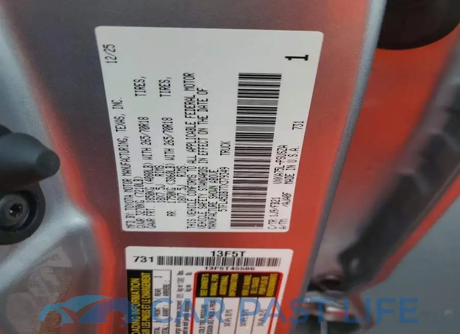 5TFLA5DB7TX379349# 12
