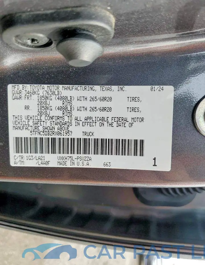 5TFNC5DB2RX061957# 12