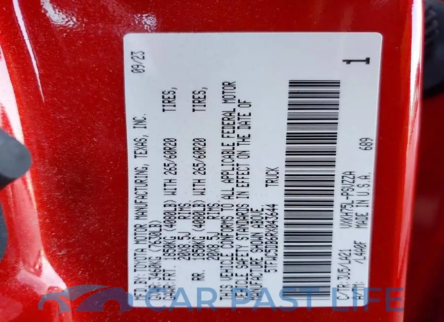 5TFWC5DB6RX043644# 12