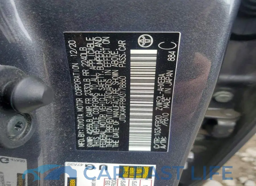JTDKAMFP8M3178860# 12