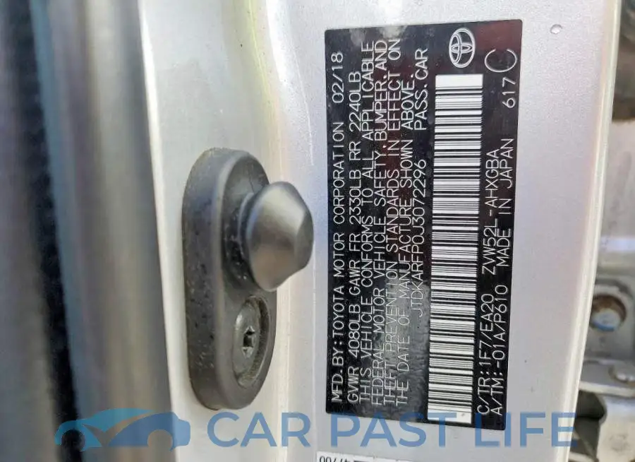 JTDKARFP0J3072296# 13