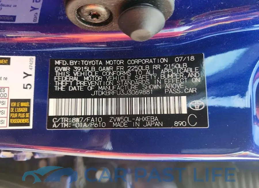 JTDKBRFU3J3069881# 13